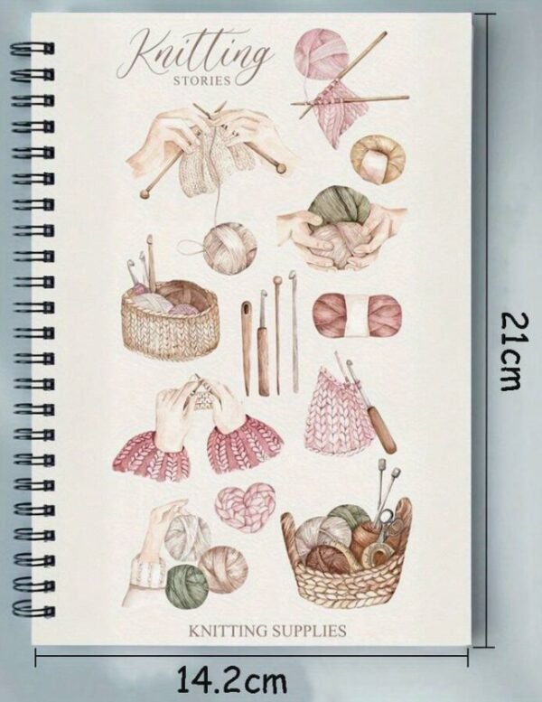 WhatsApp Image 2025-09-01 at 21.16.43 (1) Spiral Notebook with Woven Watercolor Design Cuaderno elegante universitario