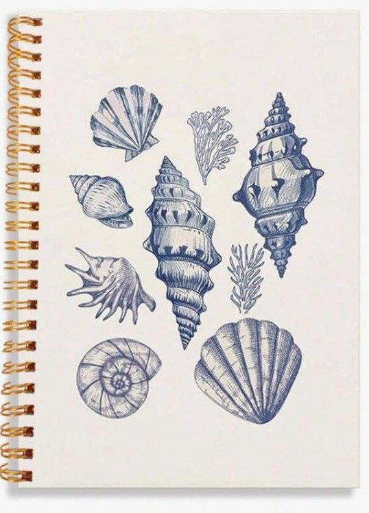 Spiral Notebook “Chic Beach” Cuaderno Universitario