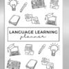 Language Learning Planner Libreta Planificadora de idiomas