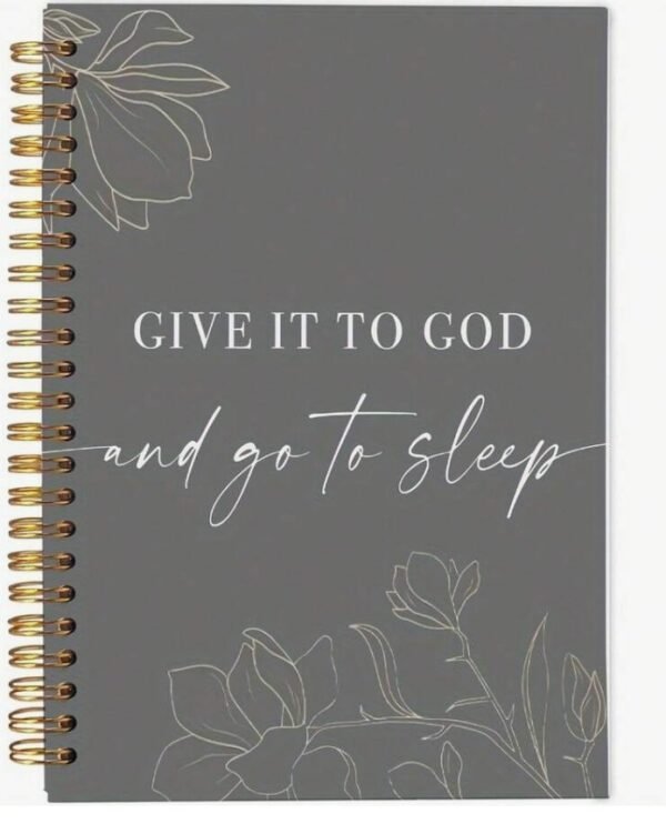 Spiral Notebook “Give it to God” Cuaderno moderno