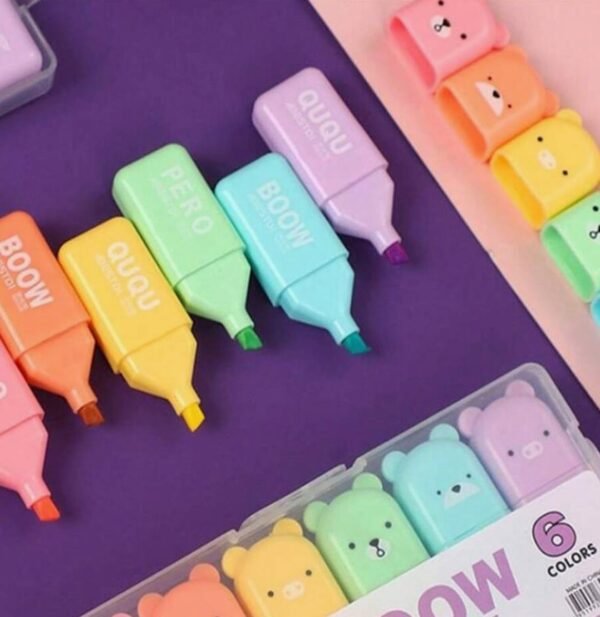 WhatsApp Image 2025-09-02 at 00.23.04 Mini Bear Highlighter Set